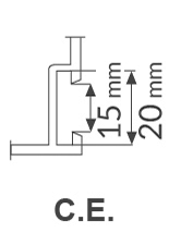 CCT_Cava C.E. 15x20mm (Nodo Centrale)